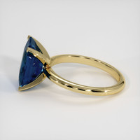 4.27 Ct. Sapphire Ring, 18K Yellow Gold 4