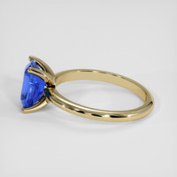 1.49 Ct. Blue Sapphire Ring, 18K Yellow Gold 4
