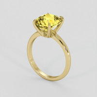 4.10 Ct. Yellow Sapphire Ring, 18K Yellow Gold 2