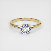 0.92 Ct. Bi Color Sapphire Ring, 18K Yellow Gold 1