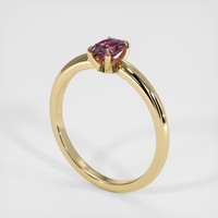 0.53 Ct. Bi Color Sapphire Ring, 18K Yellow Gold 2