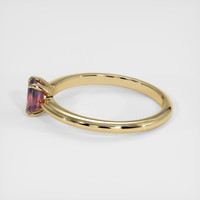 0.53 Ct. Bi Color Sapphire Ring, 18K Yellow Gold 4