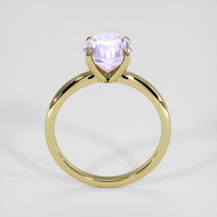 3.01 Ct. Purple Sapphire Ring, 18K Yellow Gold 3