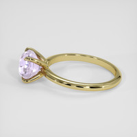 3.01 Ct. Purple Sapphire Ring, 18K Yellow Gold 4