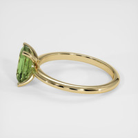 1.52 Ct. Green Sapphire Ring, 18K Yellow Gold 4