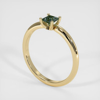 0.33 Ct. Bi Color Sapphire Ring, 18K Yellow Gold 2