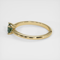 0.33 Ct. Bi Color Sapphire Ring, 18K Yellow Gold 4