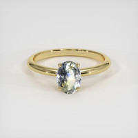 1.43 Ct. Bi Color Sapphire Ring, 18K Yellow Gold 1