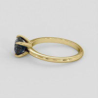 1.66 Ct. Green Sapphire Ring, 18K Yellow Gold 4