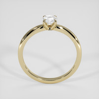 0.42 Ct. White Sapphire Ring, 18K Yellow Gold 3