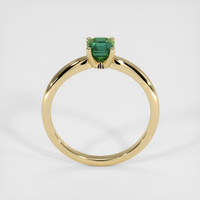 0.72 Ct. Bluish Green Sapphire Ring, 18K Yellow Gold 3