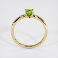 0.56 Ct. Green Sapphire Ring, 18K Yellow Gold 3