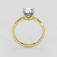 2.23 Ct. Purple Sapphire Ring, 18K Yellow Gold 3