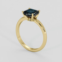 2.02 Ct. Bi Color / Parti Sapphire Ring, 18K Yellow Gold 2