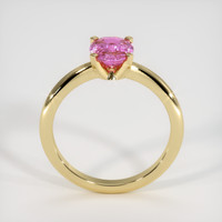 1.53 Ct. Pink Sapphire Ring, 18K Yellow Gold 3