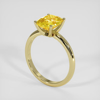 3.12 Ct. Yellow Sapphire Ring, 18K Yellow Gold 2