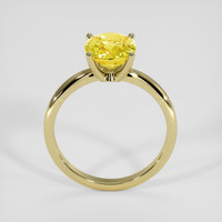 3.12 Ct. Yellow Sapphire Ring, 18K Yellow Gold 3