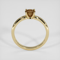 0.70 Ct. Brown Sapphire Ring, 18K Yellow Gold 3