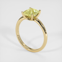 2.24 Ct. Yellow Sapphire Ring, 18K Yellow Gold 2