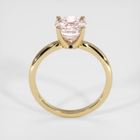 3.06 Ct. Padparadscha Sapphire Ring, 18K Yellow Gold 3