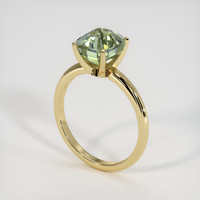 4.01 Ct. Bi Color Sapphire Ring, 18K Yellow Gold 2