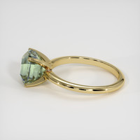 4.01 Ct. Bi Color Sapphire Ring, 18K Yellow Gold 4