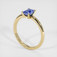 1.01 Ct. Sapphire Ring, 18K Yellow Gold 2