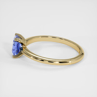 1.01 Ct. Sapphire Ring, 18K Yellow Gold 4