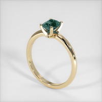 0.88 Ct. Sapphire Ring, 18K Yellow Gold 2