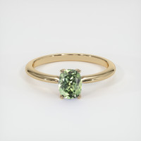 0.79 Ct. Sapphire Ring, 18K Yellow Gold 1