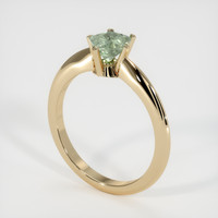 0.81 Ct. Sapphire Ring, 18K Yellow Gold 2