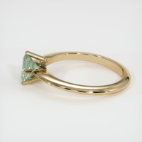 0.81 Ct. Sapphire Ring, 18K Yellow Gold 4