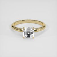 1.62 Ct. White Sapphire Ring, 18K Yellow Gold 1