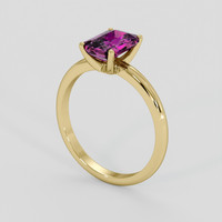2.24 Ct. Purple Sapphire Ring, 18K Yellow Gold 2