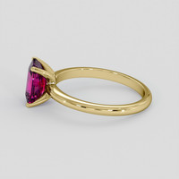2.24 Ct. Purple Sapphire Ring, 18K Yellow Gold 4