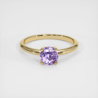 0.97 Ct. Sapphire Ring, 18K Yellow Gold 1