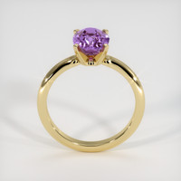 3.17 Ct. Purple Sapphire Ring, 18K Yellow Gold 3