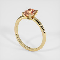 1.22 Ct. Sapphire Ring, 18K Yellow Gold 2