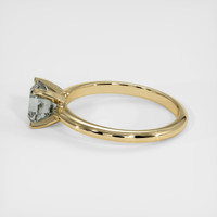 0.91 Ct. Sapphire Ring, 18K Yellow Gold 4