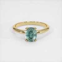 1.41 Ct. Sapphire Ring, 18K Yellow Gold 1