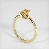 1.65 Ct. Yellow Sapphire Ring, 18K Yellow Gold 2