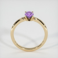 0.68 Ct. Sapphire Ring, 18K Yellow Gold 3