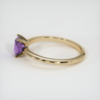 0.68 Ct. Sapphire Ring, 18K Yellow Gold 4
