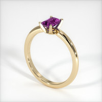 0.57 Ct. Sapphire Ring, 18K Yellow Gold 2