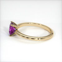 0.57 Ct. Sapphire Ring, 18K Yellow Gold 4