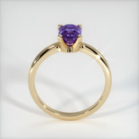 1.20 Ct. Purple Sapphire Ring, 18K Yellow Gold 3