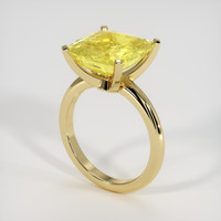 9.13 Ct. Sapphire Ring, 18K Yellow Gold 2