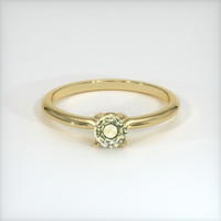 0.99 Ct. Yellow Sapphire Ring, 18K Yellow Gold 1