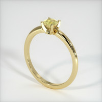 0.99 Ct. Yellow Sapphire Ring, 18K Yellow Gold 2