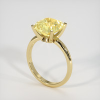 7.69 Ct. Sapphire Ring, 18K Yellow Gold 2